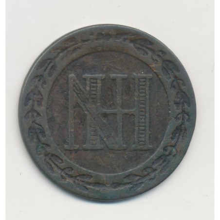 Allemagne - Westphalie - 5 Cent 1809 C Cassel - cuivre - TB