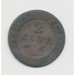 Allemagne - Westphalie - 2 Cent 1810 C Cassel - cuivre - TB