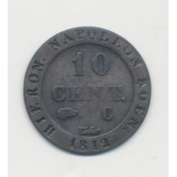 Allemagne - Westphalie - 10 Centimes 1812 C Cassel - cuivre - TTB