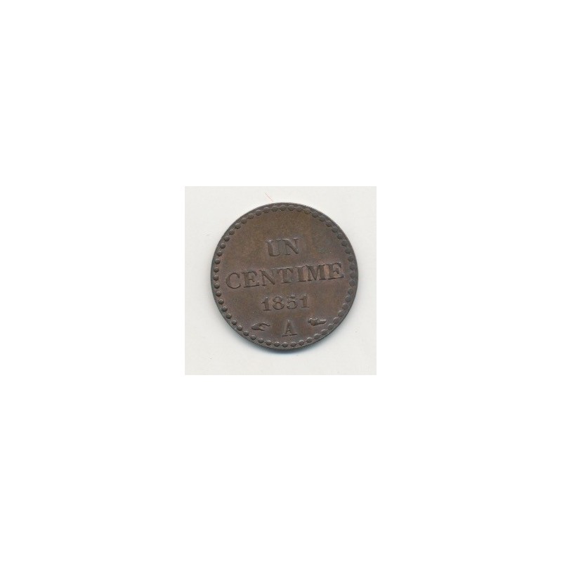 1 Centime Dupré - 1851 A Paris