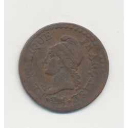 1 Centime Dupré - AN 7 A Paris - TB 2