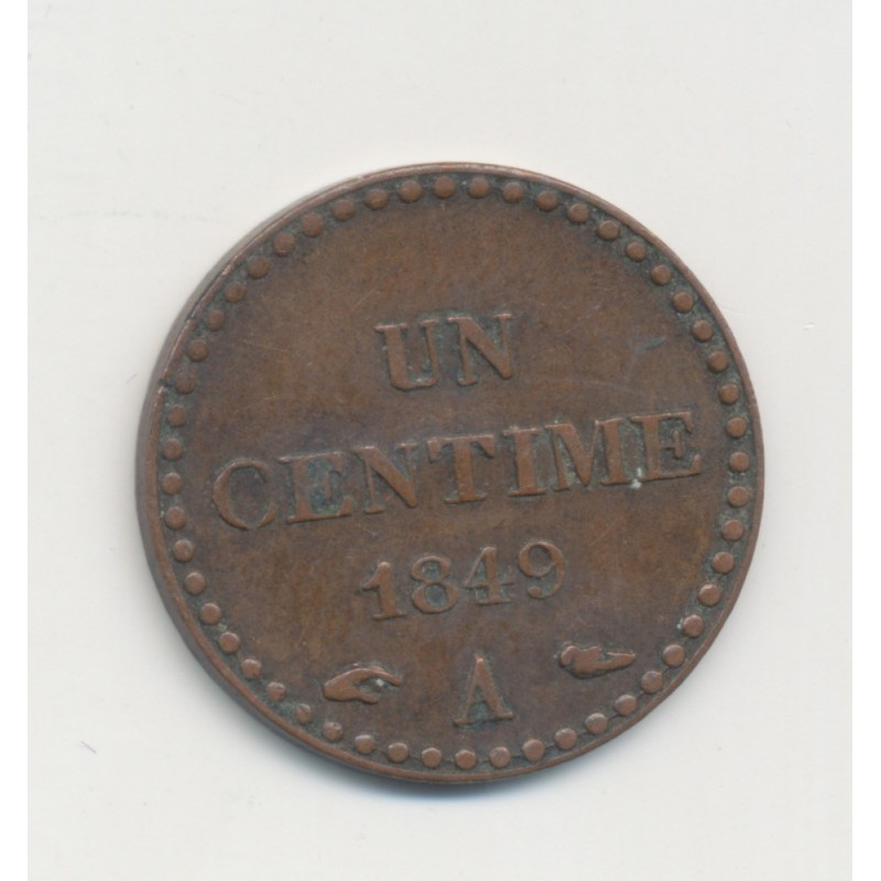 1 Centime Dupré - 1849 A Paris - TTB+