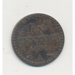 1 Centime Dupré - 1850 A Paris - SUP