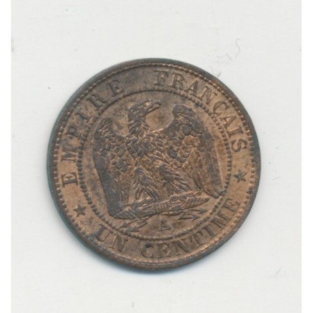 1 Centime Napoléon III - 1853 A Paris - Tête nue - TTB+