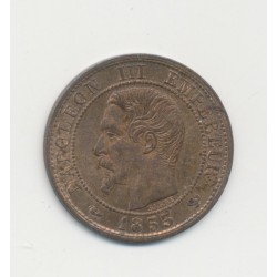 1 Centime Napoléon III - Tête nue - 1853 W Lille
