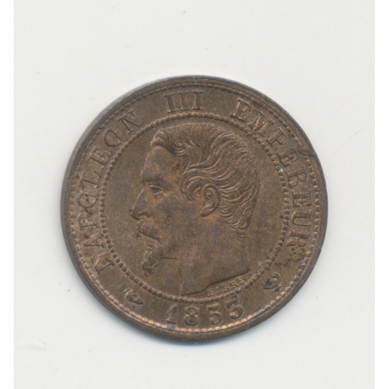 1 Centime Napoléon III - Tête nue - 1853 W Lille