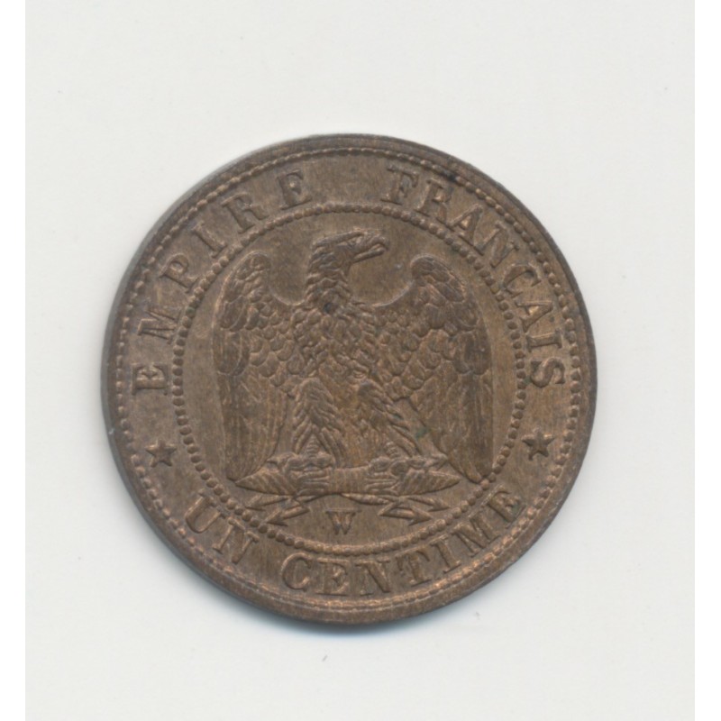 1 Centime Napoléon III - Tête nue - 1853 W Lille