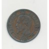 1 Centime Napoléon III - Tête nue - 1855 D Lyon - ancre - TB+