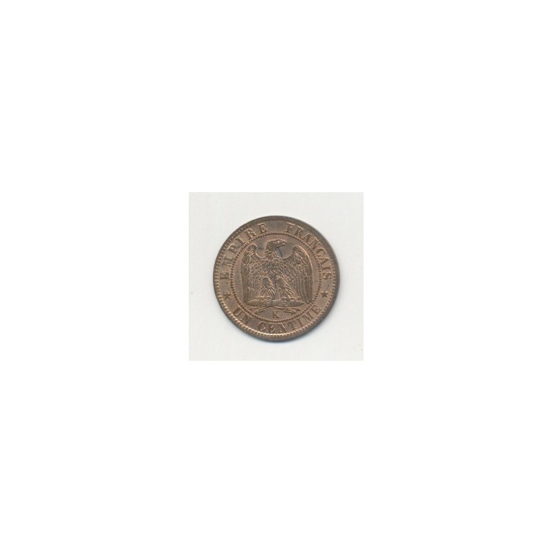 1 Centime Napoléon III - Tête laurée - 1862 K Bordeaux