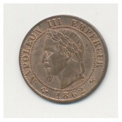 1 Centime Napoléon III - Tête laurée - 1862 K Bordeaux
