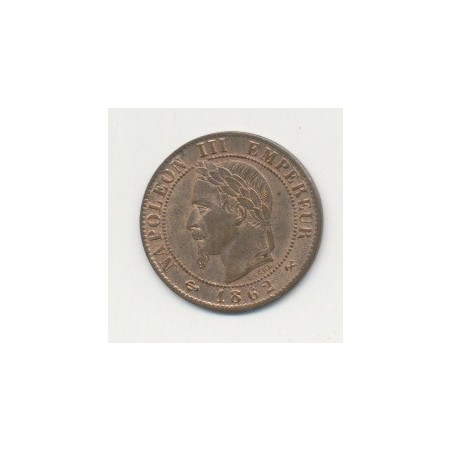 1 Centime Napoléon III - Tête laurée - 1862 K Bordeaux