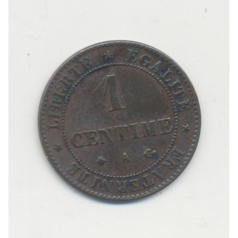 1 Centime Cérès - 1872 A Paris - TTB+