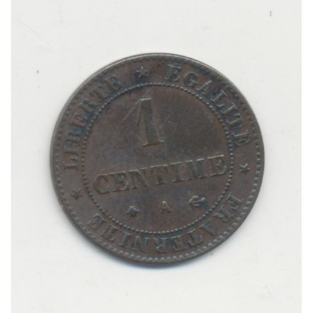 1 Centime Cérès - 1872 A Paris - TTB+