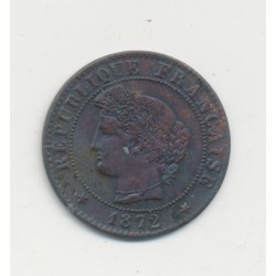 1 Centime Cérès - 1872 K Bordeaux - TB+