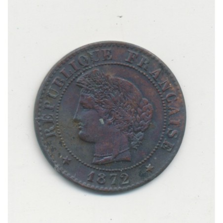 1 Centime Cérès - 1872 K Bordeaux - TB+