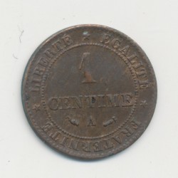 1 Centime Cérès - 1884 A Paris - TTB+ 2