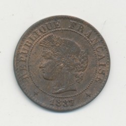 1 Centime Cérès - 1887 A Paris - TTB