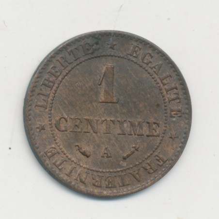 1 Centime Cérès - 1887 A Paris - TTB