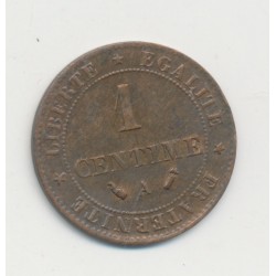 1 Centime Cérès - 1893 A Paris - TTB+ 2