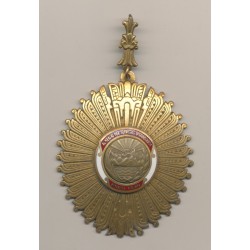 Étoile du soleil du Pérou - Commandeur - bronze doré et émail