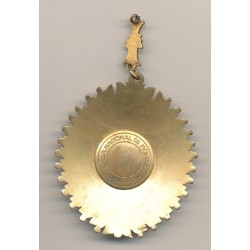 Étoile du soleil du Pérou - Commandeur - bronze doré et émail 2