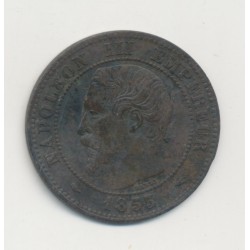 2 centimes Napoléon III - 1853 A Paris - Tête nue - TB