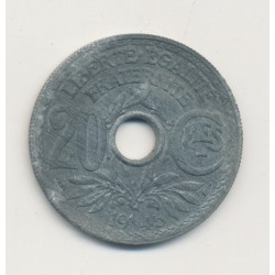 20 Centimes Lindauer - 1945 - zinc - TTB+