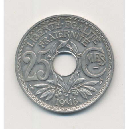 25 centimes Lindauer - 1916 souligné - TTB+
