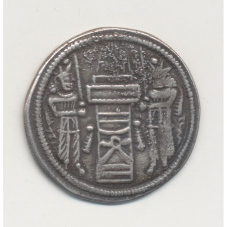 Royaume Sassanide - Drachme - Sapor II - argent - TTB
