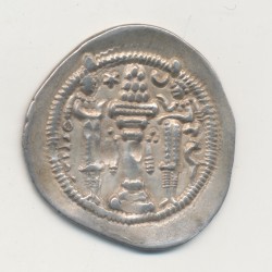 Royaume Sassanide - Drachme - Yazdgard II - argent - TTB 2