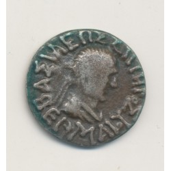 Royaume de bactriane - Drachme Hermaios - B+/TB