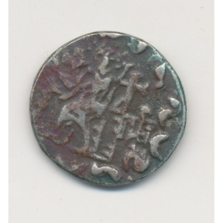 Royaume de bactriane - Drachme Hermaios - B+/TB