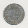 Dept17 - 1 Franc 1924 - au petit Louvre - La Rochelle - alu - TTB 