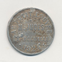 Dept17 - 1 Franc 1924 - au petit Louvre - La Rochelle - alu - TTB  2