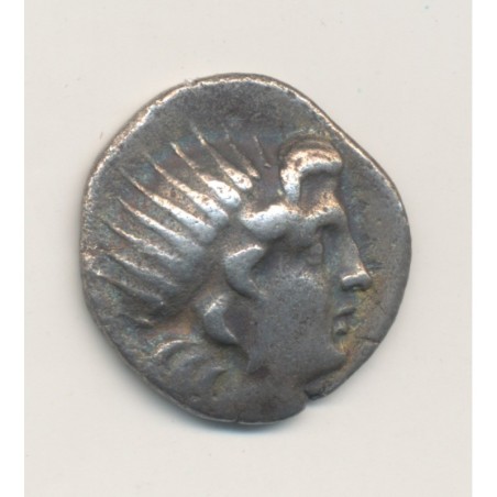 Ile de carie - Drachme - Rhodes - argent - TB/TTB