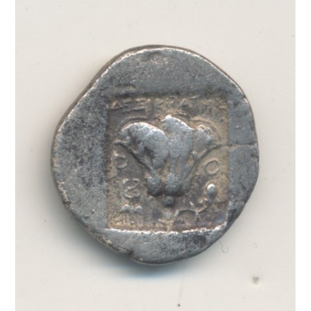 Ile de carie - Drachme - Rhodes - argent - TB/TTB