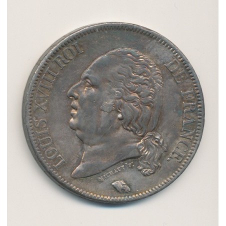 5 Francs Louis XVIII - Buste nu - 1822 A Paris