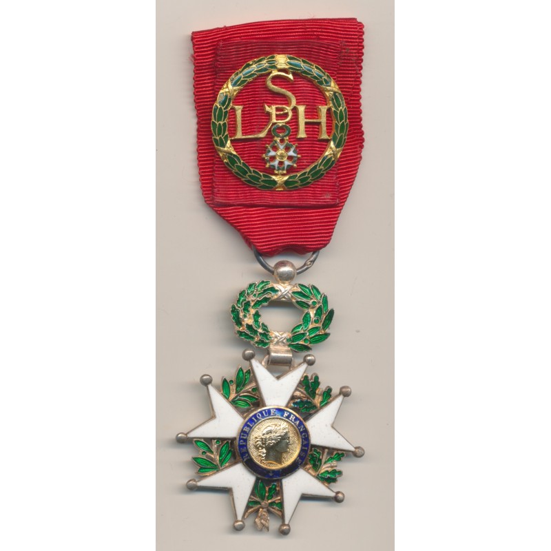 4e République - Légion d'honneur Chevalier avec barette - argent - ordonnance