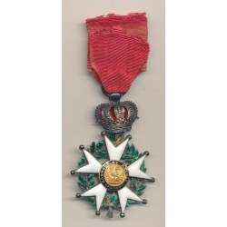 Second empire - Légion d'honneur Chevalier - centre en or - ordonnance 2