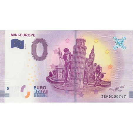 Billet 0€ - Belgique - Mini europe - 2017-1 - N°747