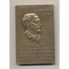 Plaquette - Fondation Carnegie 1909 - aux héros de la civilisation - bronze - TTB