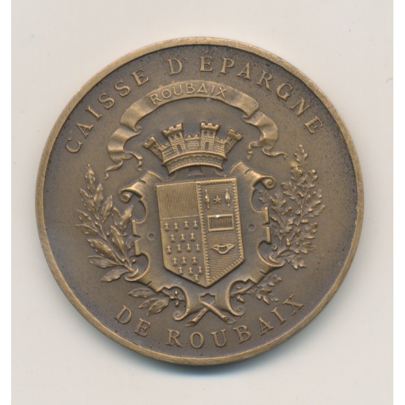 Médaille - Caisse d'épargne roubaix - Bronze - SUP