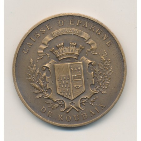 Médaille - Caisse d'épargne roubaix - Bronze - SUP