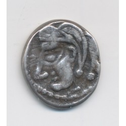 Bituriges cubes - Denier au sanglier - argent - TTB