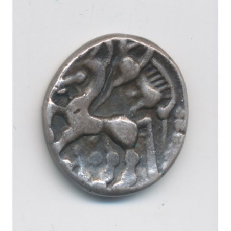 Bituriges cubes - Denier au sanglier - argent - TTB