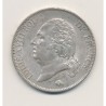 5 Francs Louis XVIII - Buste nu - 1824 H La Rochelle
