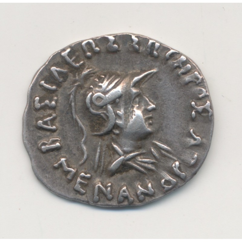 Royaume de bactriane - Drachme - Méandre 1er - argent - TTB+