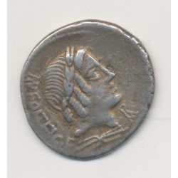 République Romaine - Denier Fonteia - argent - TB/TTB