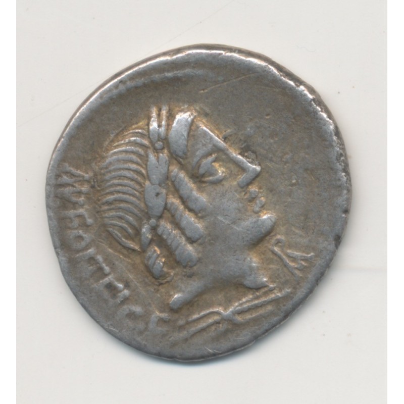 République Romaine - Denier Fonteia - argent - TB/TTB