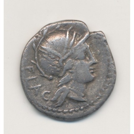 République Romaine - Denier Rutilia - argent - TB